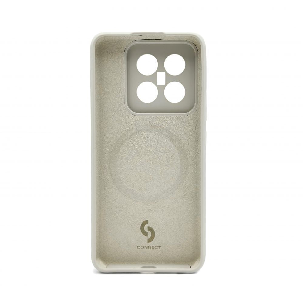 Чехол на заднюю панель Connect Xiaomi 14 Pro Premium Quality Magnetic Soft Touch Silicone Case Grey