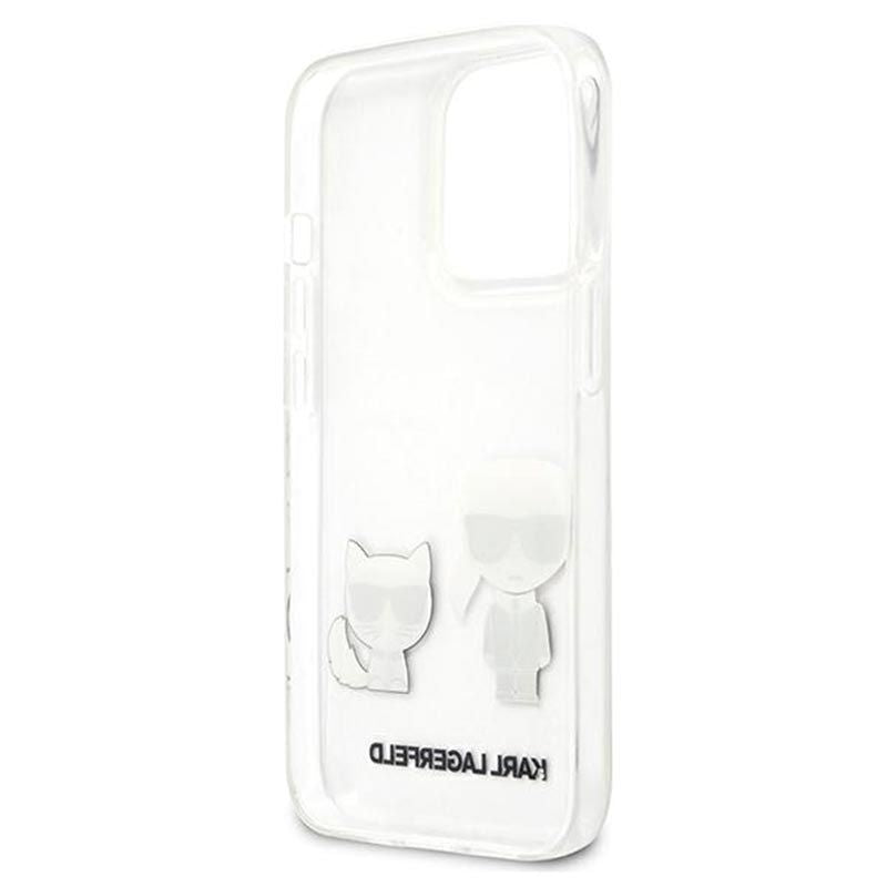 Back panel cover Karl Lagerfeld  iPhone 13 Pro Choupette Case Transparent