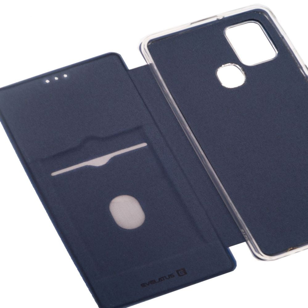 Kaaned - kaaned Evelatus Samsung A21s Book Case Dark Blue