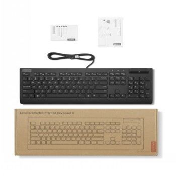 Компьютерная клавиатура Lenovo  LENOVO SMARTCARD WIRED KEYBOARD II FIN/SWE (COPILOT)
