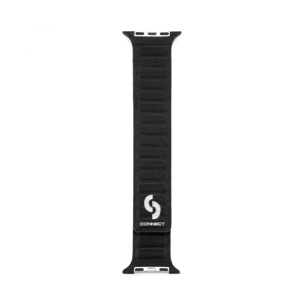 Rihm Connect  Watch 38/40/41mm Fine woven twill magnetic chain Watch Straps Black