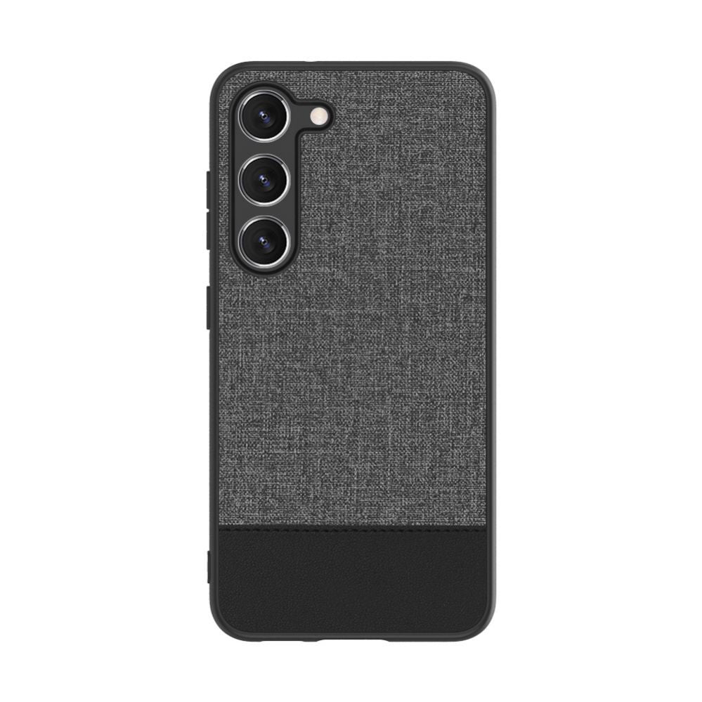 Чехол на заднюю панель iLike Samsung Galaxy S23 Plus Plastic Leather Back Cover Gray