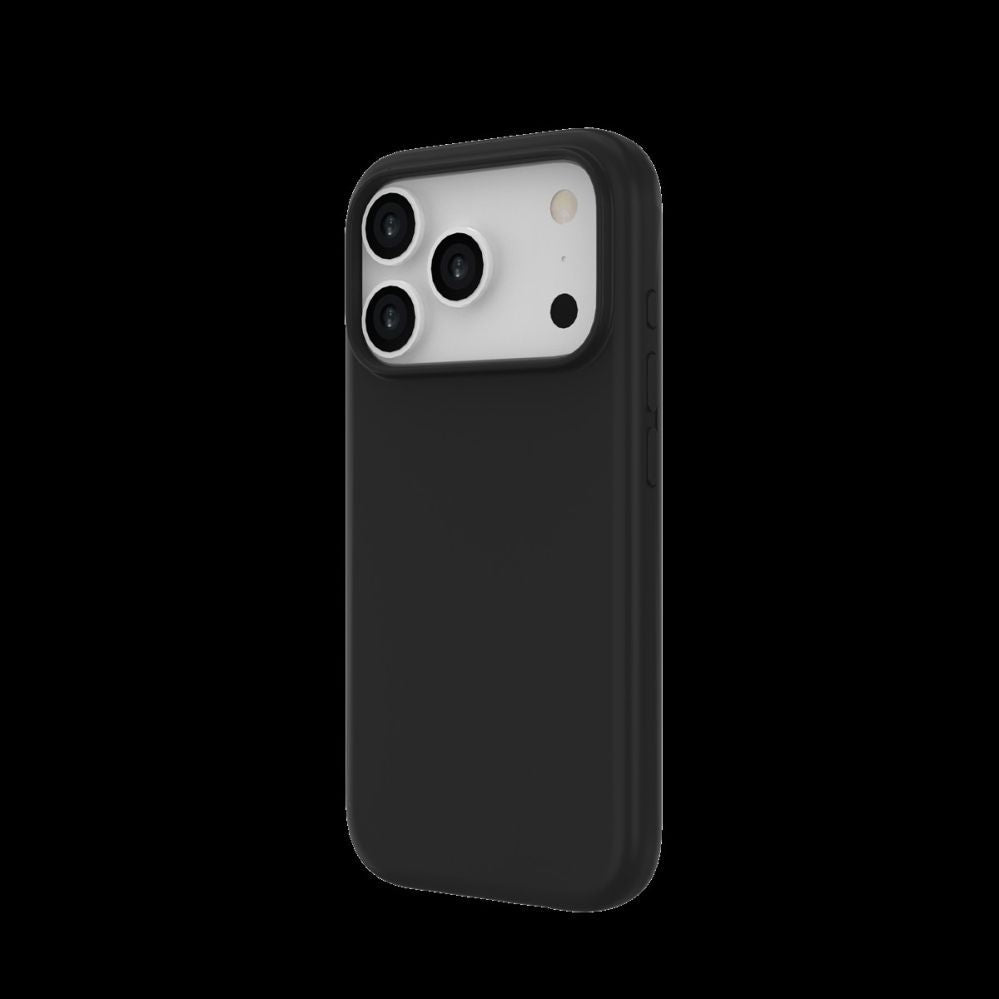 Back panel cover Just Must  JUST MUST REGULAR DEFENSE SILICONE with MAGSAFE for iPhone 17 Pro Black