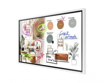 Monitor Samsung  SAMSUNG FLIP PRO DIGITAL FLIPBOARD, WM65F-X, 65" UHD, REAR (HDMI IN/OUT, TOUCH OUT, USB 3.0, LAN, AUDIO), WIFI WPA2 ENTERPRISE, BLUETOOTH, RS-232, TIZEN 9 (8GB RAM/64GB STORAGE) SOC, SPEAKERS (2X15W), 400X400 VESA, WHITE GRAY