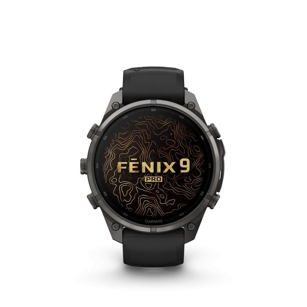 Nutikell Garmin  Fenix 9 Pro – 47mm
Carbon Gray DLC Titanium with Black/Pebble Grey Silicone Band
