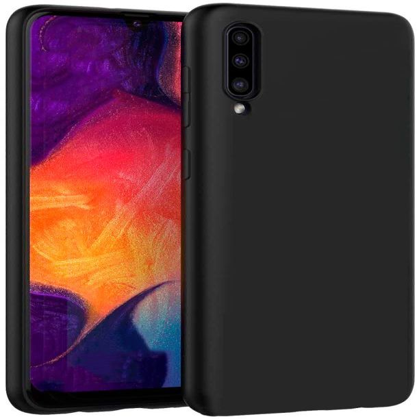 Tagakaaned Evelatus Samsung Galaxy A30s/A50/A50s Nano Silicone Case Soft Touch TPU Black