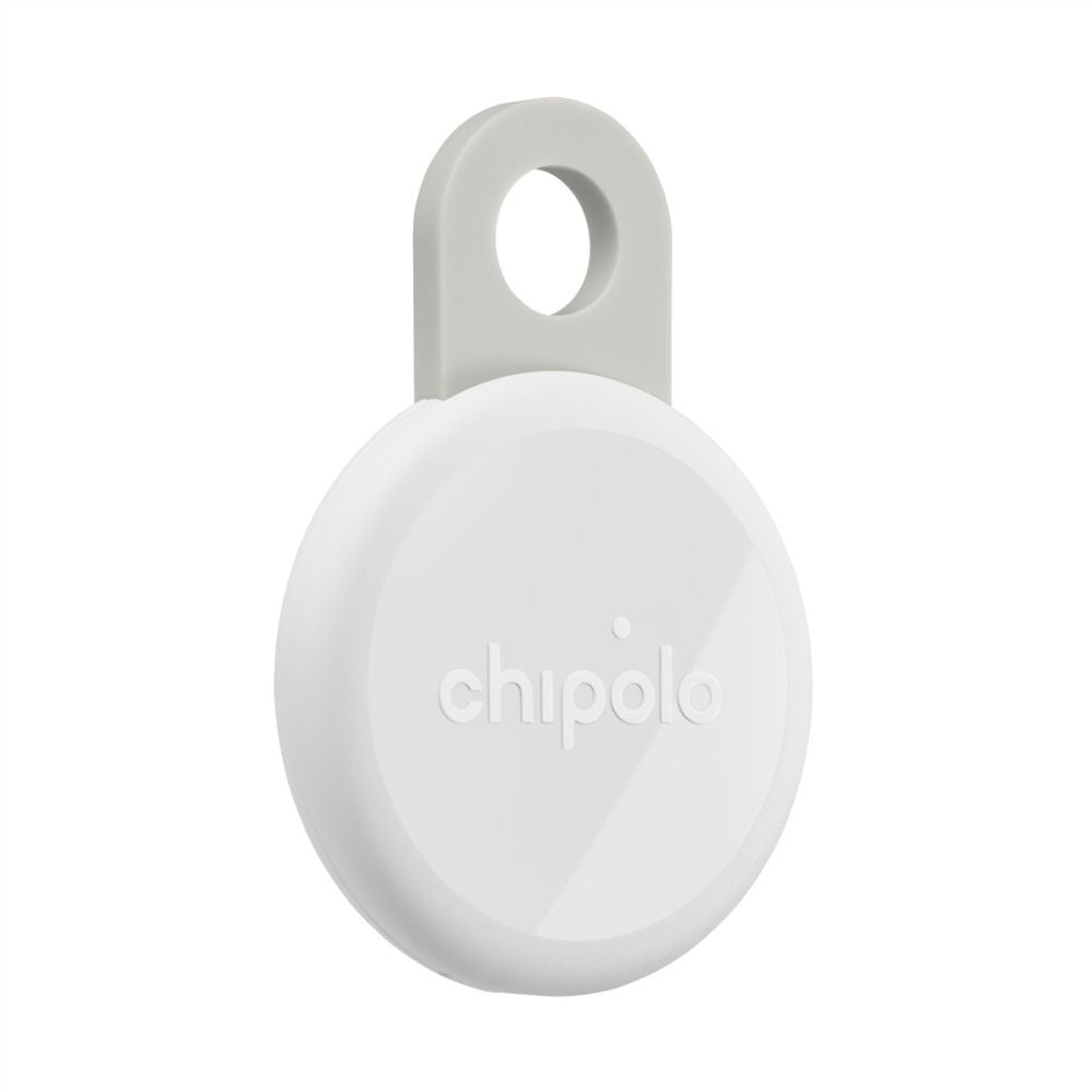 Другие товары chipolo  Chipolo LOOP – Rechargeable Bluetooth Tracker with Silicone Loop for iOS & Android, Chalk