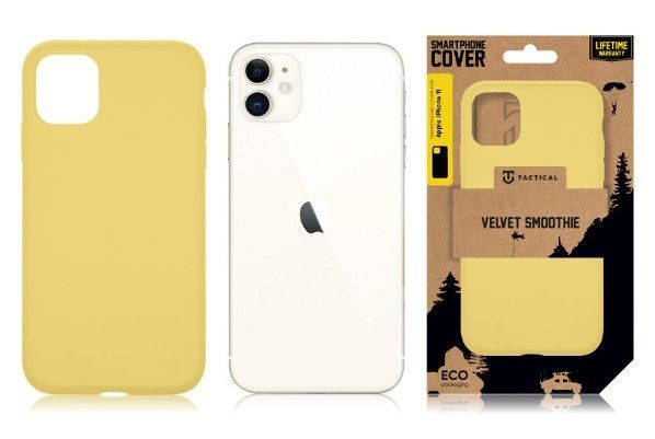 Чехол на заднюю панель Tactical Apple iPhone 11 Velvet Smoothie Cover Yellow