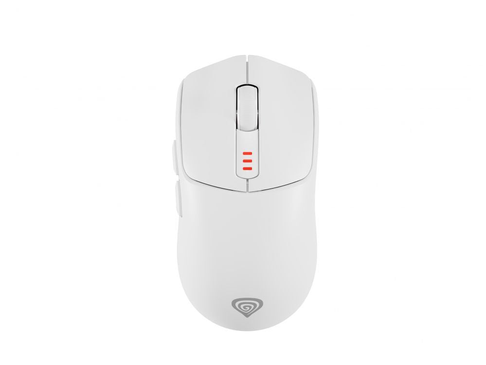 Arvutihiir Genesis  Zircon 500 | Wireless/Wired | Gaming Mouse | 2.4 GHz, Bluetooth, USB | White