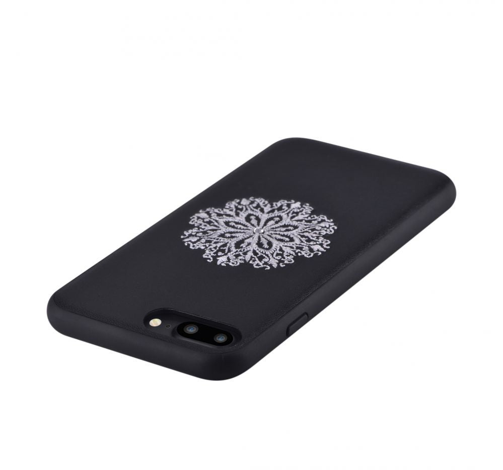 Back panel cover Devia Apple iPhone 7 Plus/8 Plus Flower Embroidery Case Black