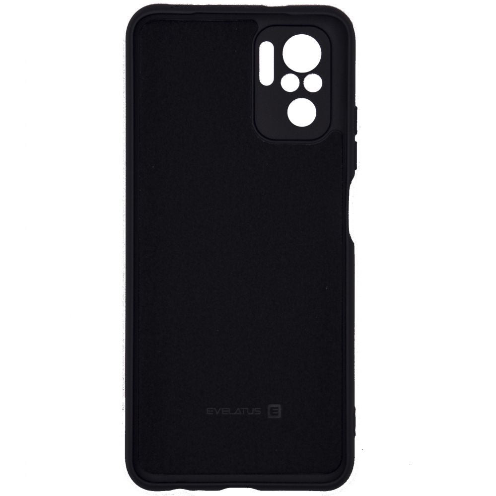 Back panel cover Evelatus Xiaomi Xiaomi Note 10/Note 10S Nano Silicone Case Soft Touch TPU Black