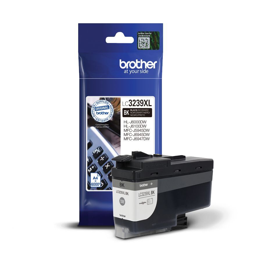 Tarvikud ja tarvikud Brother  High-yield Ink Cartridge | LC3239XLBK | Ink | Black