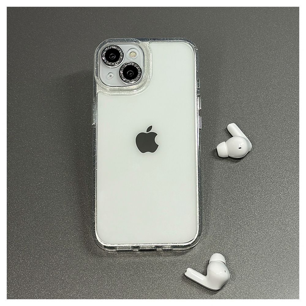Tagakaaned iLike Apple iPhone 14 STARS LENS ACRYLIC COVER White