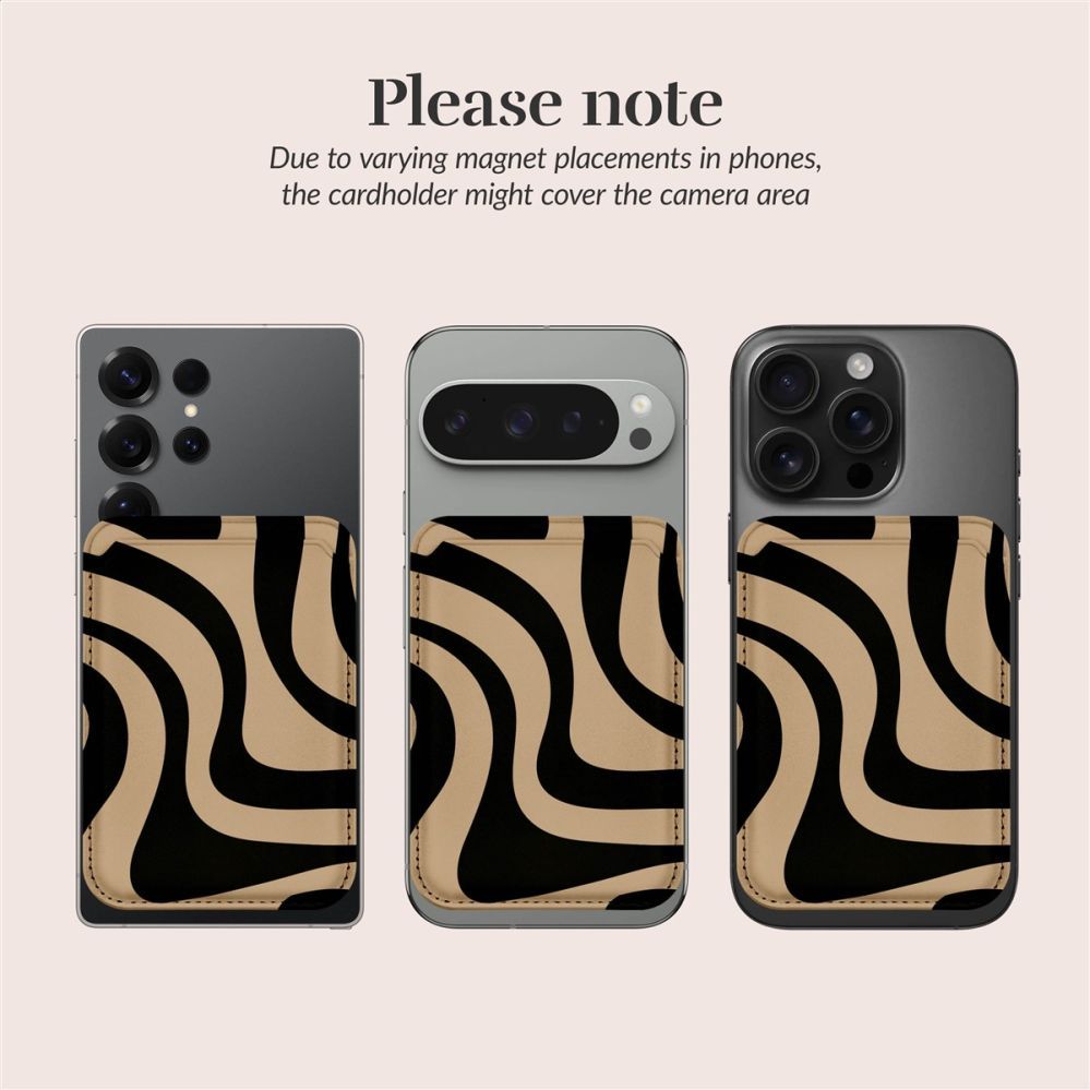 Back panel cover Mio  MIO Swirl Magsafe Case Compatible Card Holder