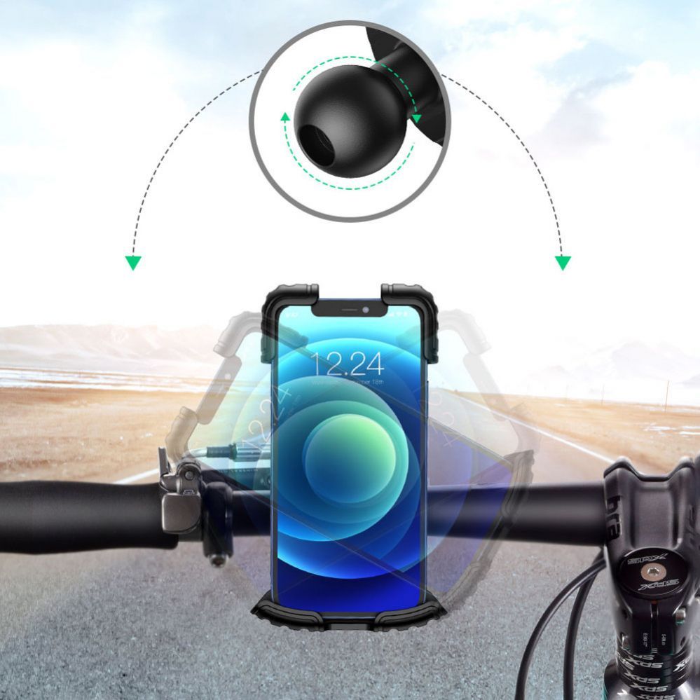 Авто держатель Ugreen  Universal Bike Phone Holder for Bike Motorcycle Handlebar (LP494 Black) Black