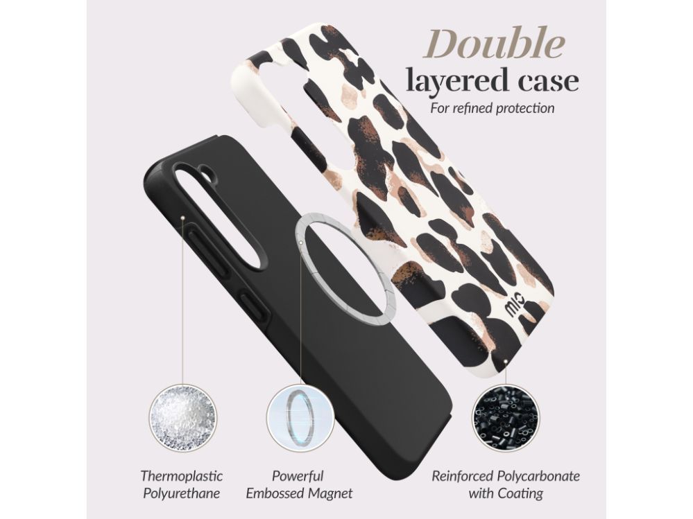 Tagakaaned Mio  MIO Leopard Magsafe Compatible for Samsung S24 5G.