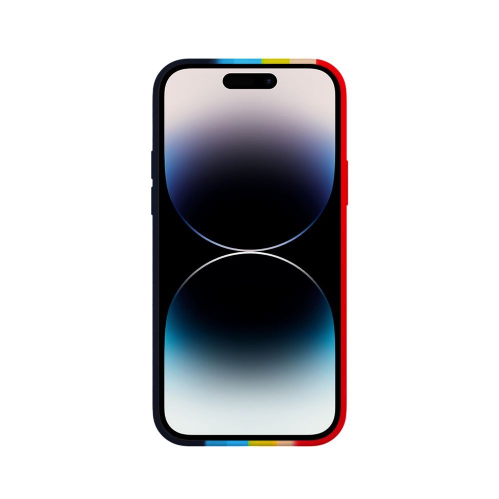 Чехол на заднюю панель Evelatus Apple iPhone 15 Pro Max Silicone case Multi-Colored Rainbow