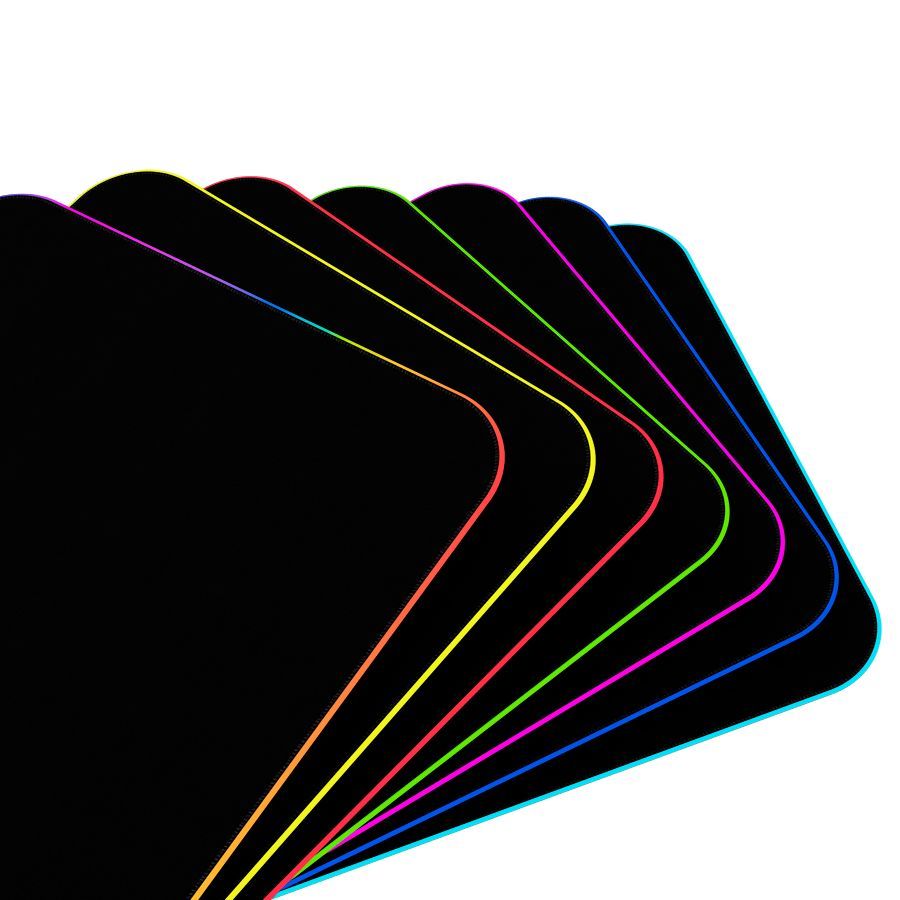 Mouse pad LORGAR  Lorgar Steller 913, Gaming mouse pad, High-speed surface, anti-slip rubber base, RGB backlight, USB connection, Lorgar WP Gameware support, size: 360mm x 300mm x 3mm, weight 0.250kg