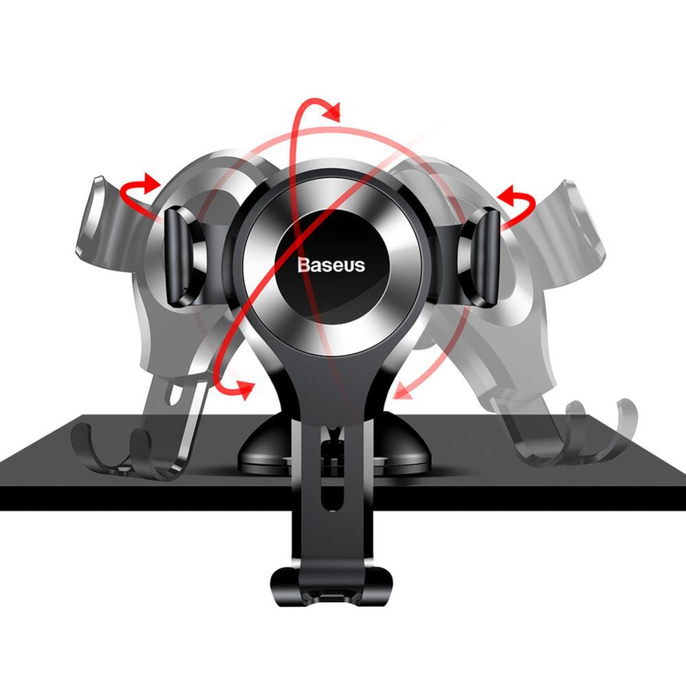 Auto holder Baseus  Baseus Osculum SUYL-XP0S gravity car holder for windshield or dashboard - silver