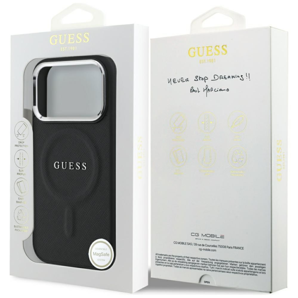Other goods Guess  Guess Classic Logo MagSafe Case for iPhone 17 Pro - Black