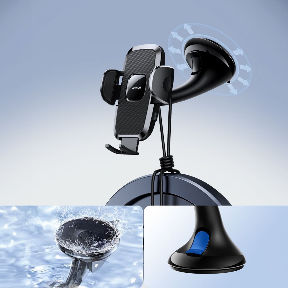 Automaatne hoidja Joyroom  Joyroom JR-ZS259 mechanical car holder universal for phone on cockpit / window - black