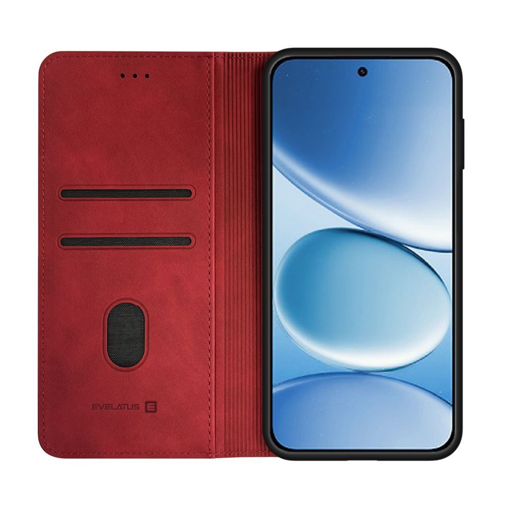 Чехол книжка Evelatus Xiaomi Redmi Note 15 Pro Plus Book Case Red