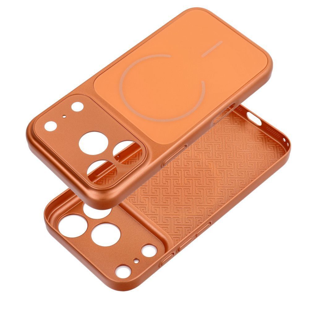 Чехол на заднюю панель OEM - Case for iPhone 17 AIR Make 17 compatible with MagSafe orange