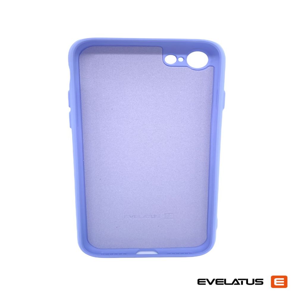 Back panel cover Evelatus Apple iPhone 7/8/SE2020/SE2022 Nano Silicone Case Soft Touch TPU Purple