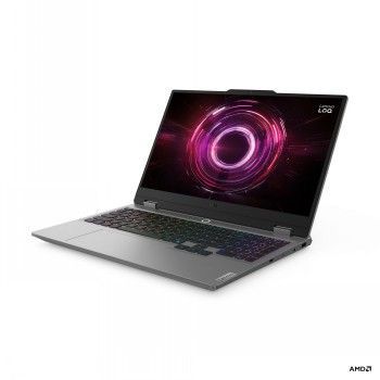 Портативный компьютер Lenovo  LENOVO LOQ RYZEN 7 250/15.6" FHD (1920X1080) IPS 300NITS ANTI-GLARE, 100% SRGB, 144HZ, G-SYNC®/16GB/512GB SSD/RTX5050_8GB/W11H/ENG (LUNA GREY)