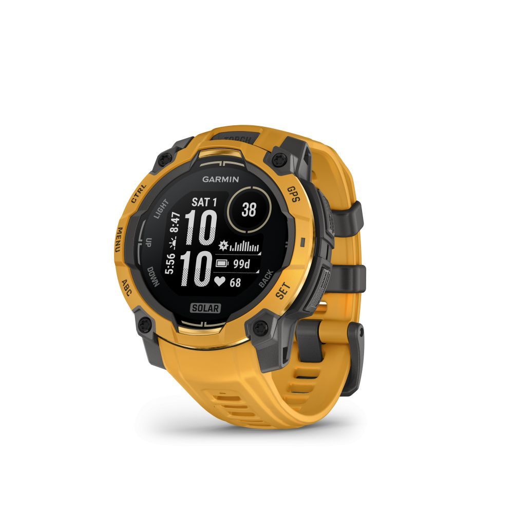 Умные часы Garmin  Instinct 3 – 45 mm, Solar
Sunburst with Sunburst/Grey Band