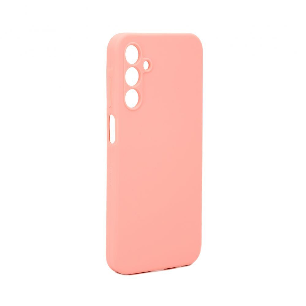 Back panel cover Evelatus Samsung Galaxy A15 Premium Soft Touch Silicone Case Rose pink