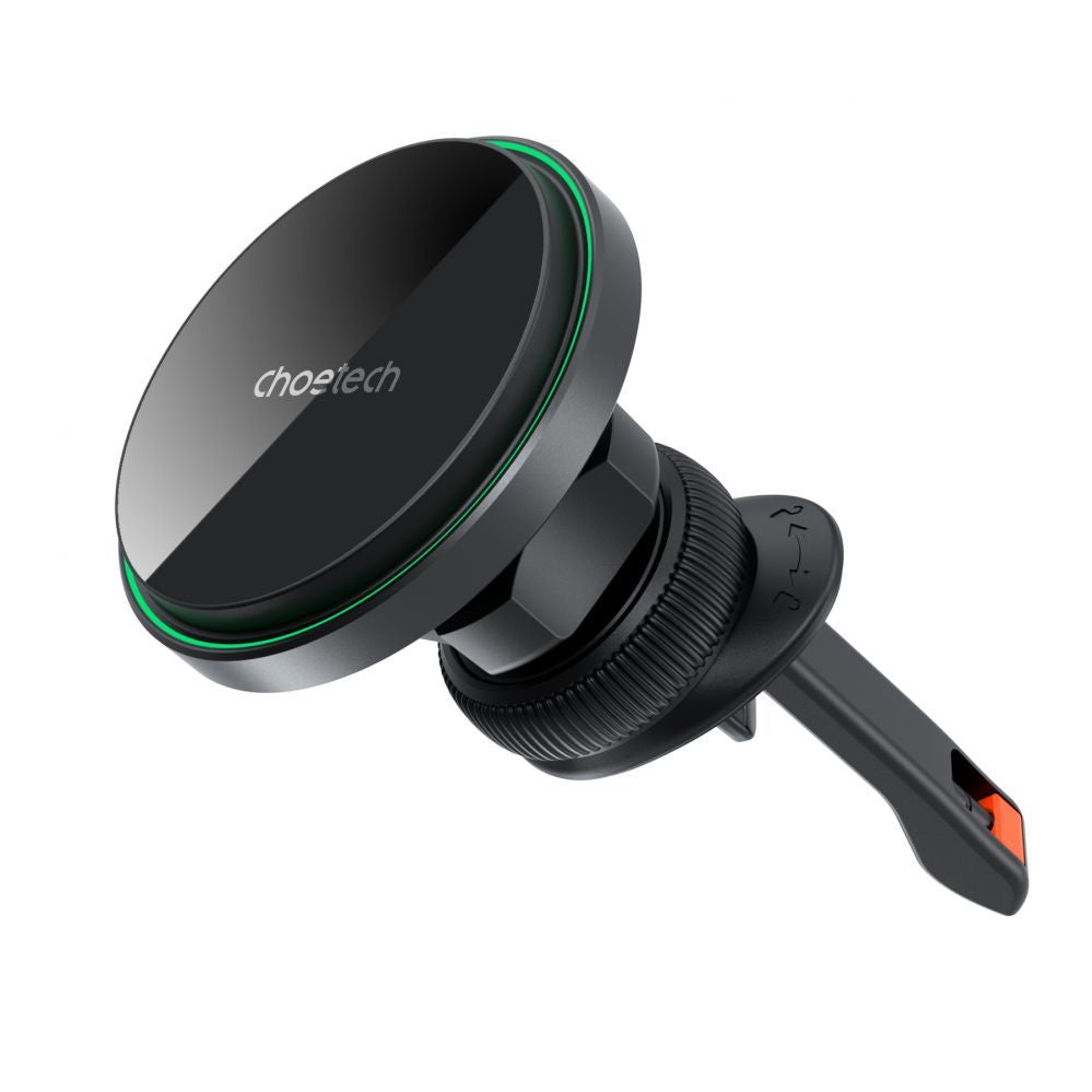 Другой аксессуар для телефона Choetech  Choetech T204-F magnetic car holder with 15W wireless charging - black