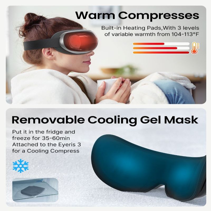 Nutikas seade renpho  RENPHO Eyeris 3 Eye Massager Black