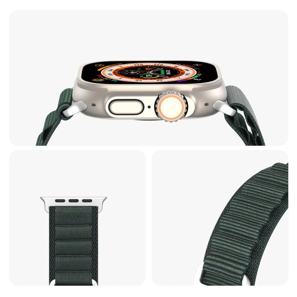 Ремешок Dux Ducis  Sport strap with buckle for Apple Watch 9 / 8 / 7 / 6 / SE / 5 / 4 / 3 / 2 / 1 (41, 40, 38 mm) Dux Ducis Strap GS Version - green Green