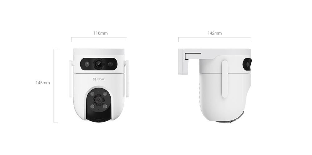 IP kaamerad EZVIZ  H9c Dual-Lens Pan & Tilt 4G & Wi-Fi Camera 3K & 3K  Camera