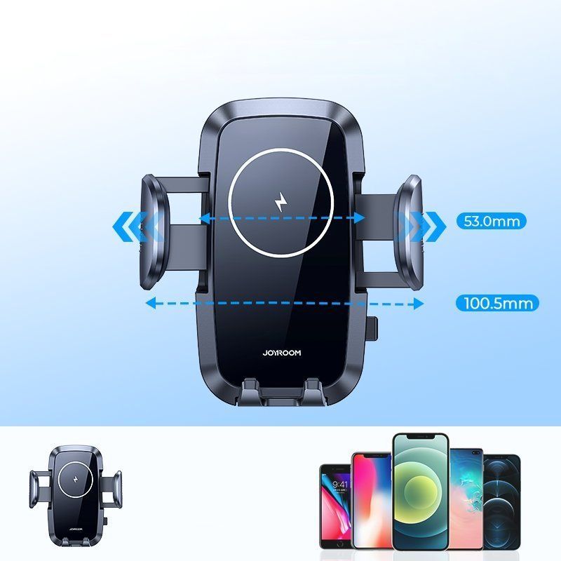 Car charger Joyroom Joyroom car air vent holder Qi wireless charger 15W black (JR-ZS241)