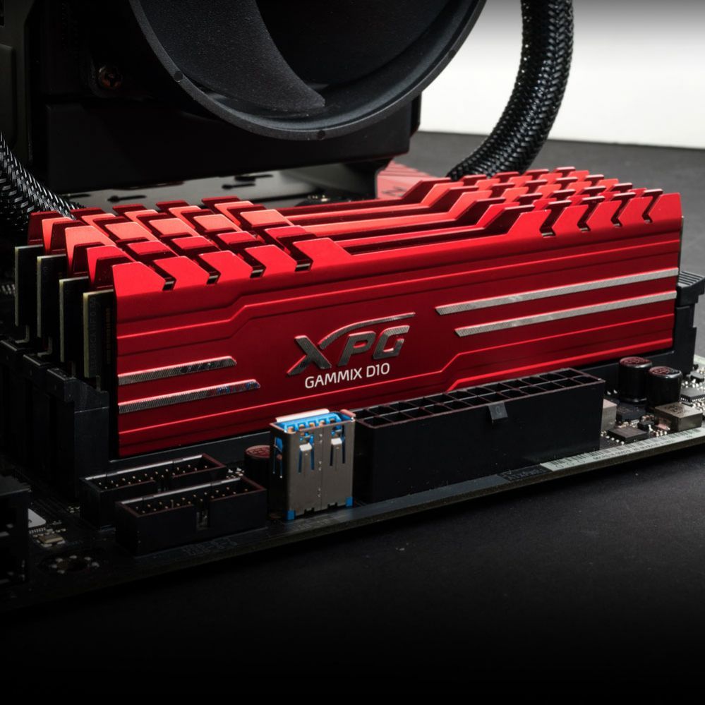 Operatiivmälu DDR4 ADATA  XPG GAMMIX D10 32 GB, DDR4, 3200 MHz, PC/server, Registered No, ECC No, 2x16 GB