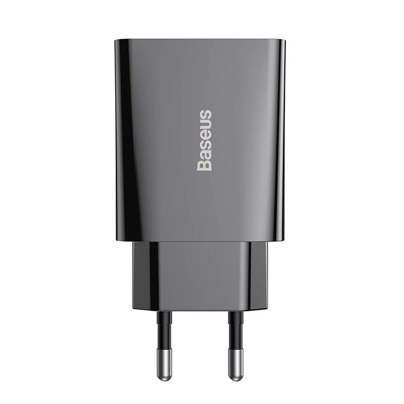 Адаптер Baseus  Baseus Speed Mini Quick Charger, USB-C, PD, 3A, 20W (black)