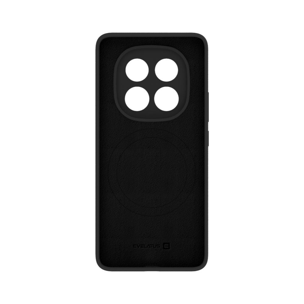 Tagakaaned Evelatus Xiaomi Redmi Note 14 Pro Plus Premium Magnetic Soft Touch Silicone Case Black