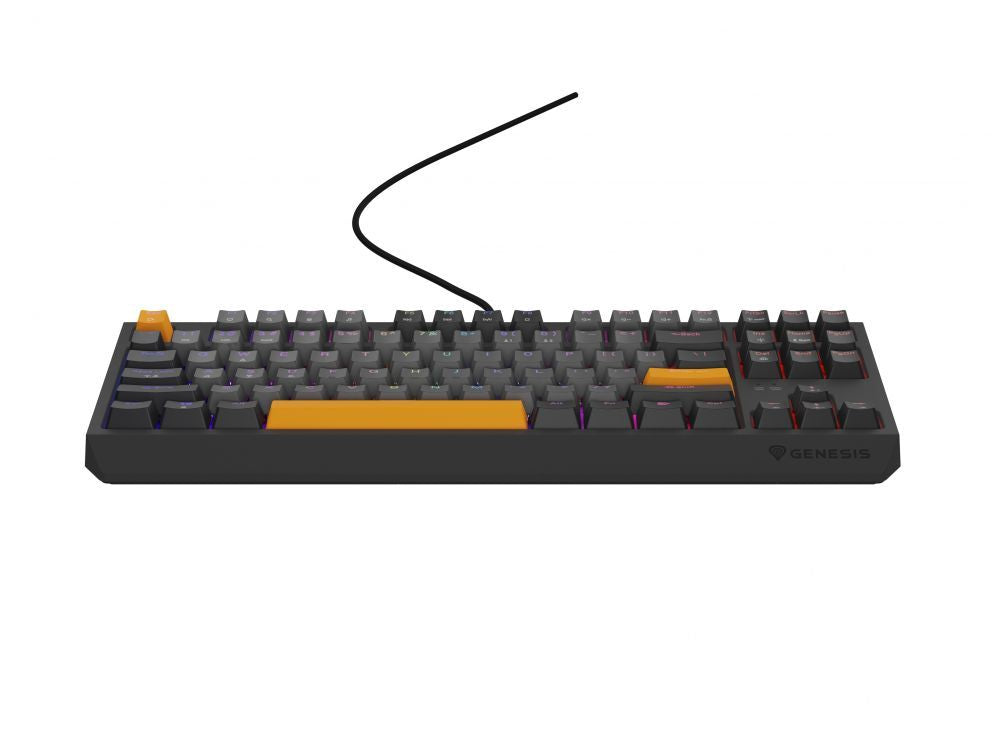 Компьютерная клавиатура Genesis  THOR 230 | Mechanical Gaming Keyboard | Wired | US | Anchor Gray Negative | USB Type-A | Outemu Red