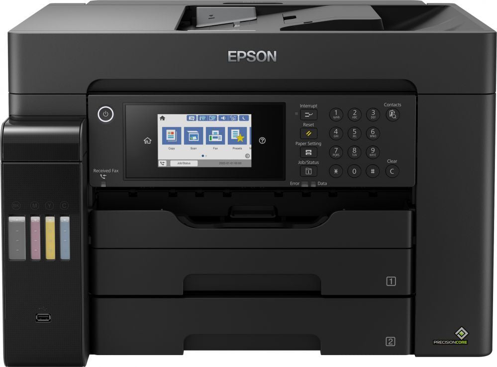 Printerid EPSON  EcoTank L15160 Colour, Inkjet, Multicunctional Printer, A3+, Wi-Fi, Black