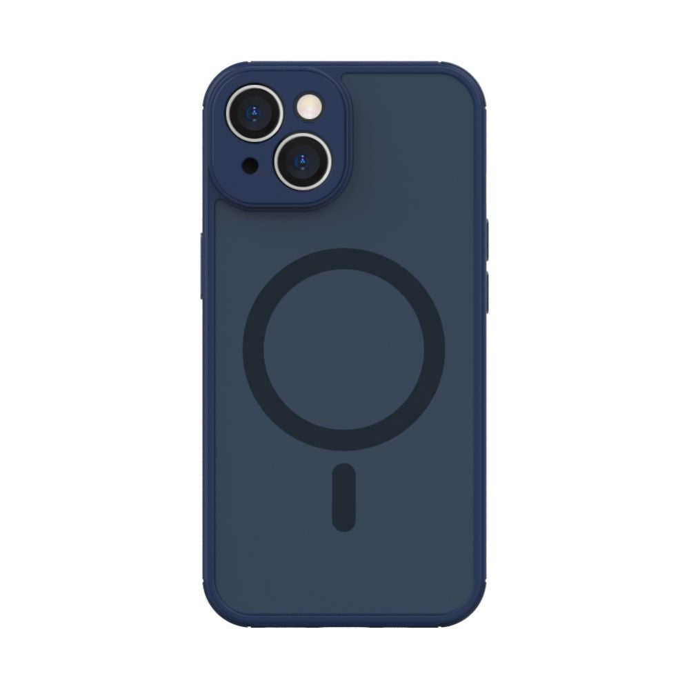 Чехол на заднюю панель Evelatus Apple iPhone 14 Hybird Case Whith Magsafe and Camera Protection PC+TPU Blue