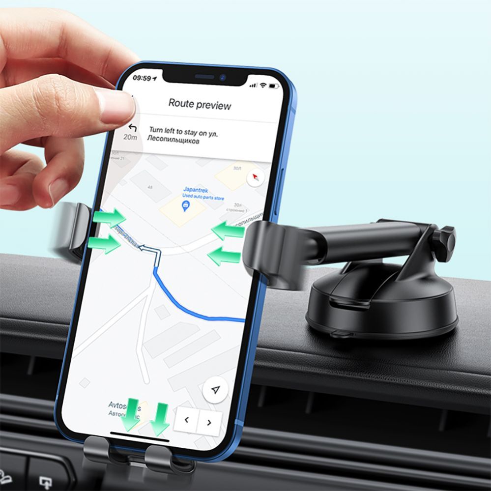 Авто держатель Ugreen  Ugreen gravity phone holder for dashboard cockpit black (LP200 60990B)