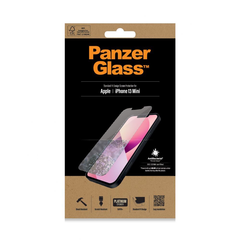 Tagakaaned PanzerGlass  Clear Screen Protector, Apple, iPhone 13 Mini, Tempered glass