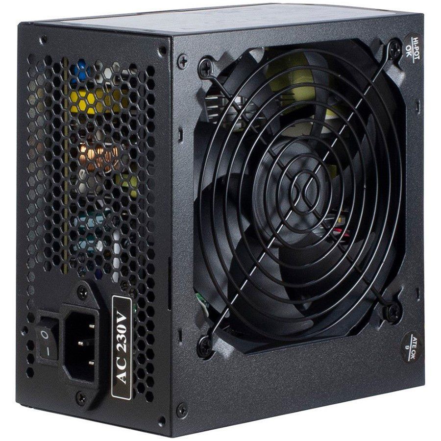Cable INTER-TECH  Power Supply INTER-TECH SL-500 TBO AC 230V, 50/60Hz, DC 3.3/5/±12V, 500W, Retail, Passive PFC, 1x120, Black