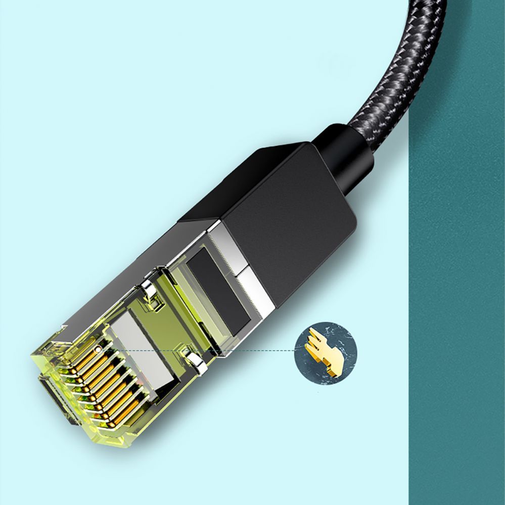 Cable Ugreen  Ugreen NW150 80421 Ethernet RJ45 Cat 7 10Gbps Cable 1m - Black