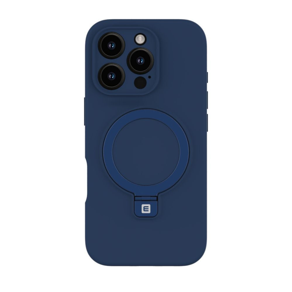 Чехол на заднюю панель Evelatus Apple iPhone 16 Pro Max Premium Magsafe with Stand Soft Touch Silicone Case Dark Blue