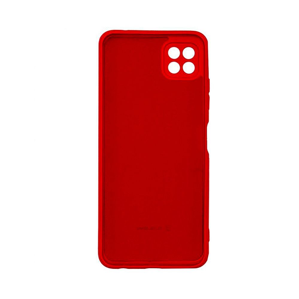 Back panel cover Evelatus Samsung Galaxy A22 5G Nano Silicone Case Soft Touch TPU Red