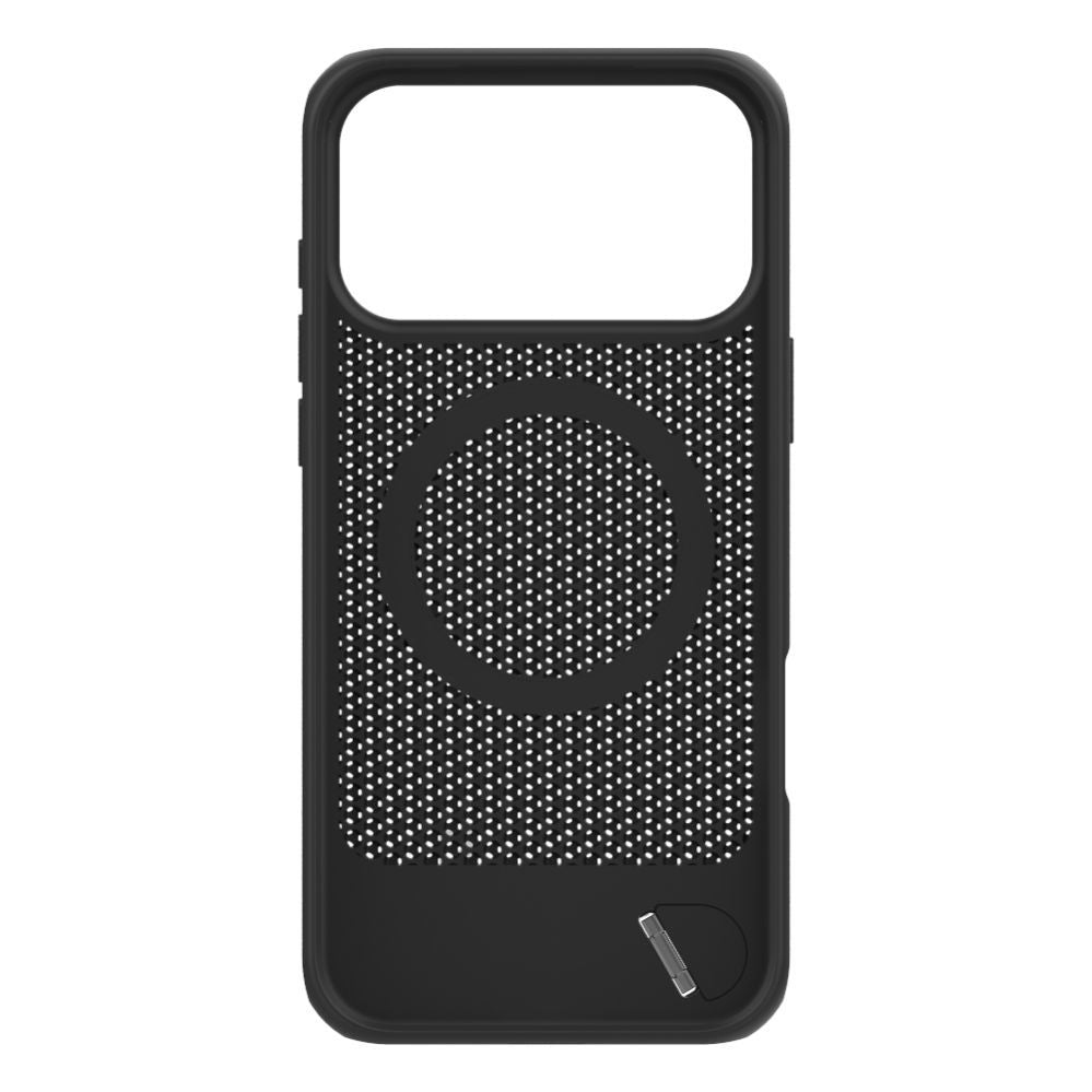 Back panel cover Evelatus Apple iPhone 17 Pro Max Premium Case Magsafe With Stand Plastic Black