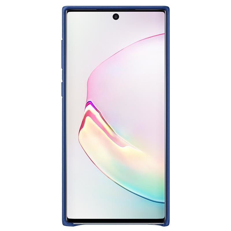 Tagakaaned Samsung  Galaxy Note 10 Leather Cover Blue